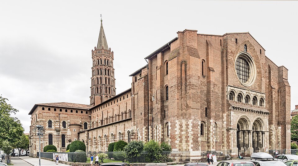 basilique Saint-Sernin de Toulouse, Toulouse, stop between Lille and Carcassonne