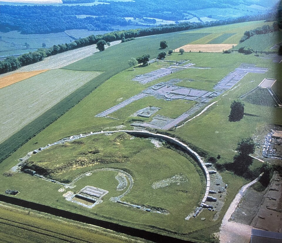 site archéologique d'Alésia, Alise-Sainte-Reine, stop between Rouen and Marseille